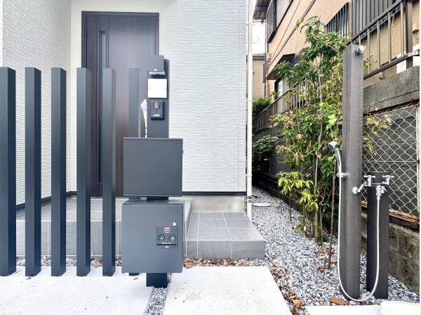 外部シャワー完備