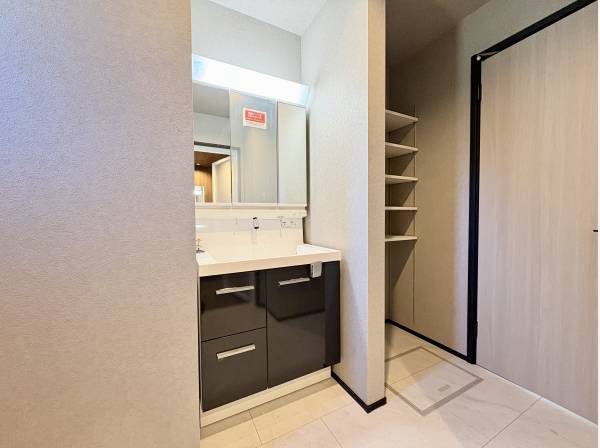 利便性のあるサニタリールーム