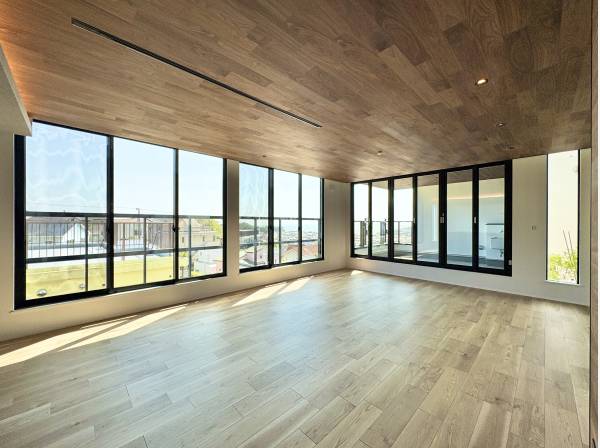 LDKには充分な採光もあり解放感も望めます。家族が自然と集まる空間