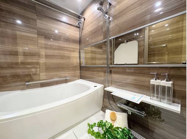 1日の疲れを癒すバスルーム