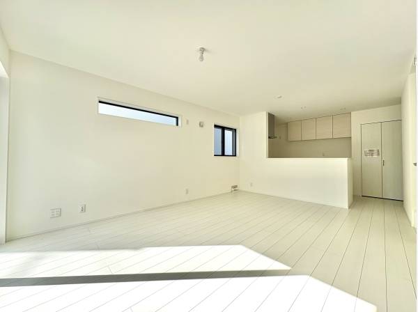 明るく開放的な1階リビング