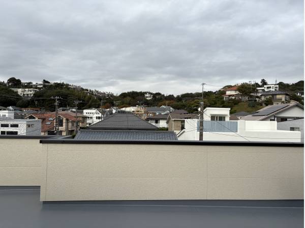 屋上です