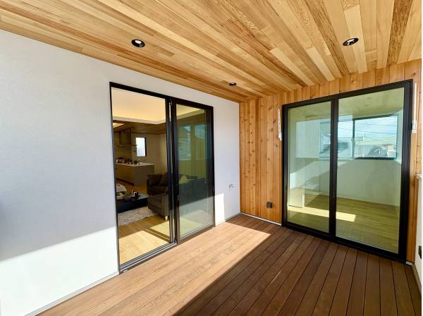 休みの日にはご家族でバーベキューなどを楽しむスペースにも