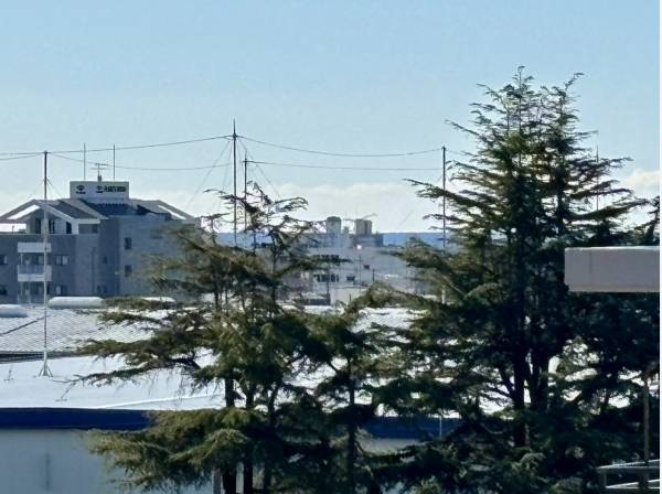 ちらっとですが海を望めます。