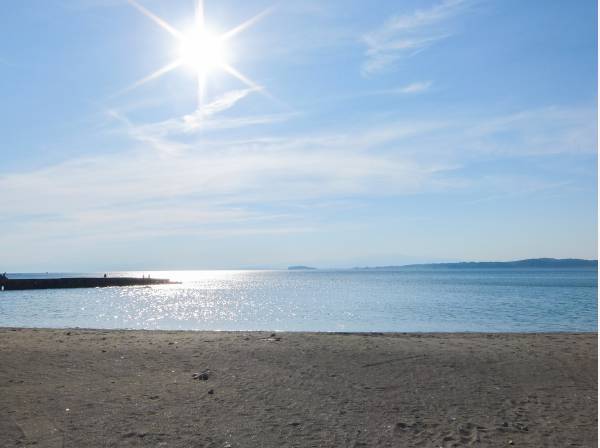 森戸海岸までわずか徒歩2分・約110mでございます！！