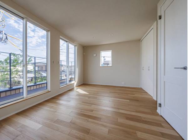 将来的に2部屋にセパレート出来る設計