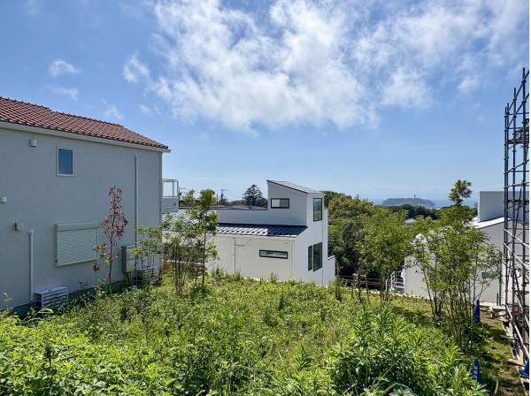 【海・富士山・江ノ島】を一望する売地