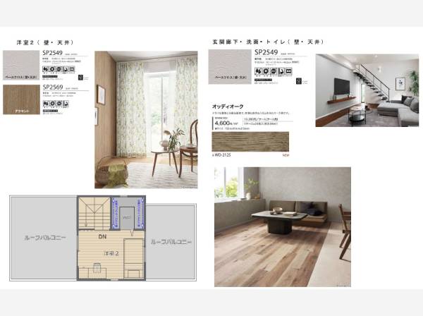 ３階は１部屋＋２面のルーフバルコニー