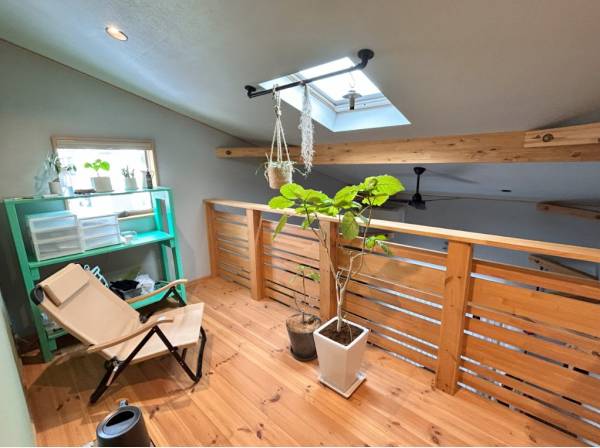 隠れ家、収納としても