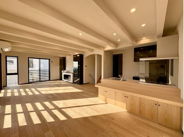 LDKスペースは約27帖の広々とした空間！