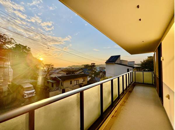 広いバルコニースペース