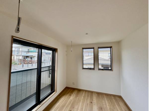 2階には部屋干しできる場所があります。