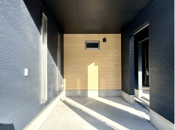 雨の日も安心なビルトインガレージ