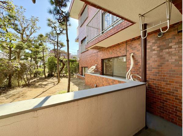 バルコニーは陽当たり良好！