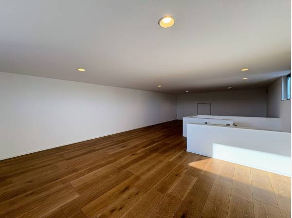 ロフトもゆとりある広さで収納だけでなく多様に使えます