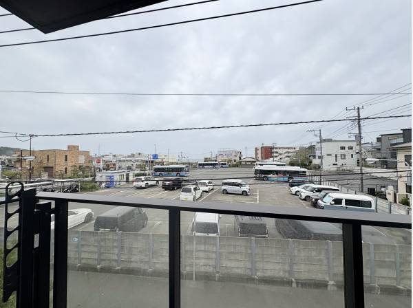 2階のバルコニーから眺める眺望
