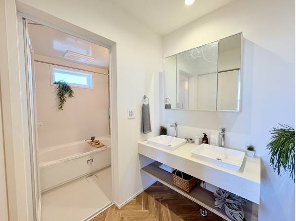 お洒落な洗面台