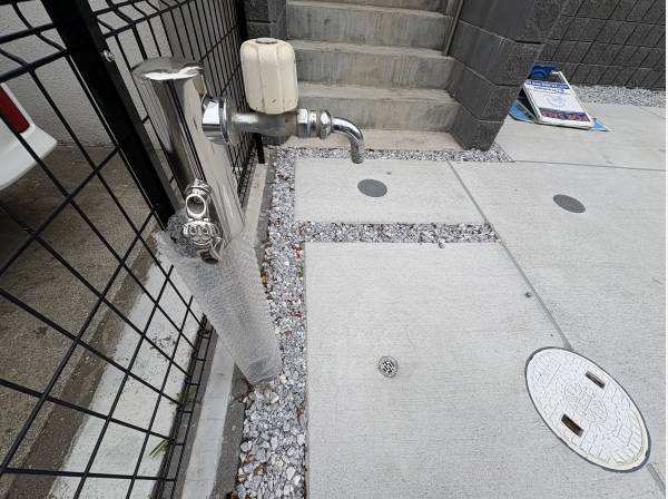 駐車場には水道が有りますよ！