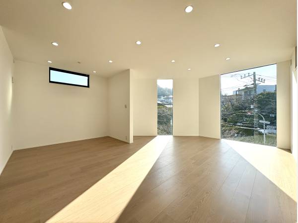 陽当たり良好なリビング