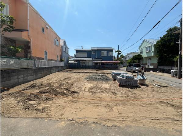 開放的な角地です
