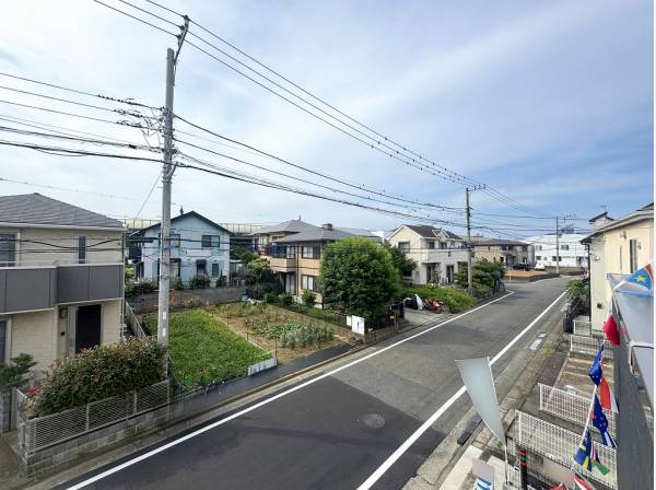風通しのよいバルコニー
