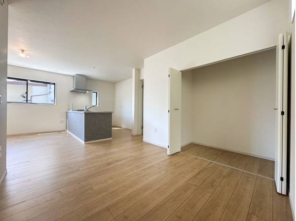 LDKの一部を間仕切ることで将来的に部屋数を増やせそう