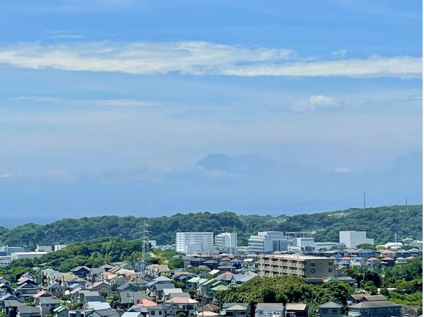 天気の良い日には富士山が望めます