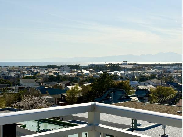 相模湾を一望！天候が良い日には富士山も望むパノラマビュー