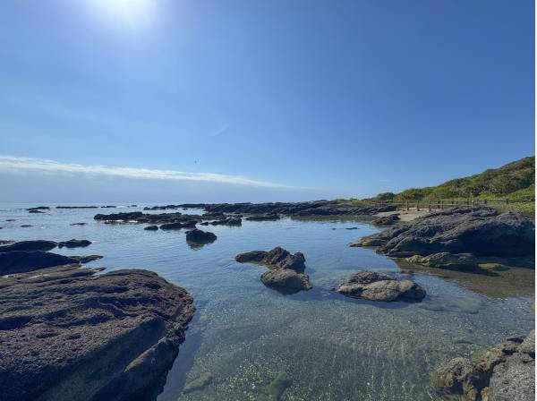 美しい海景色に癒される「天神島自然教育園」約1.8km、徒歩18分