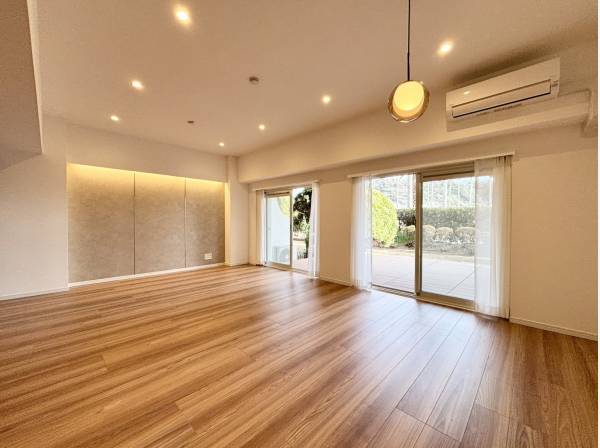 約20帖あるLDKスペース