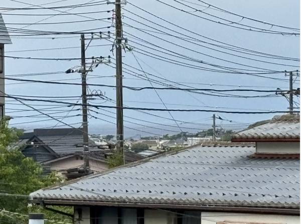 遠望ですが、海が見えました！