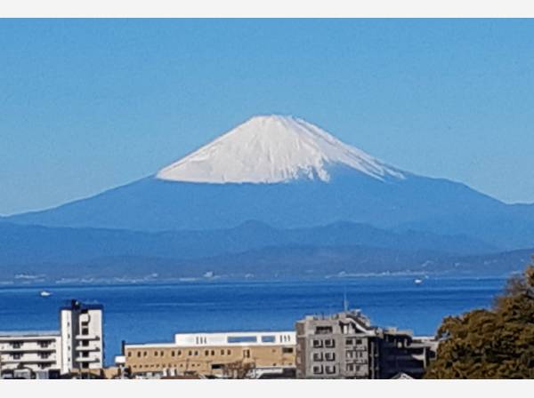 富士山を正面に望みます