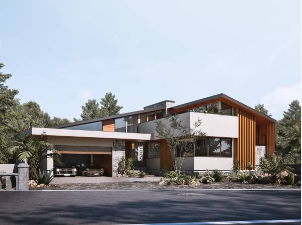 ミッドセンチュリー参考プラン外観①