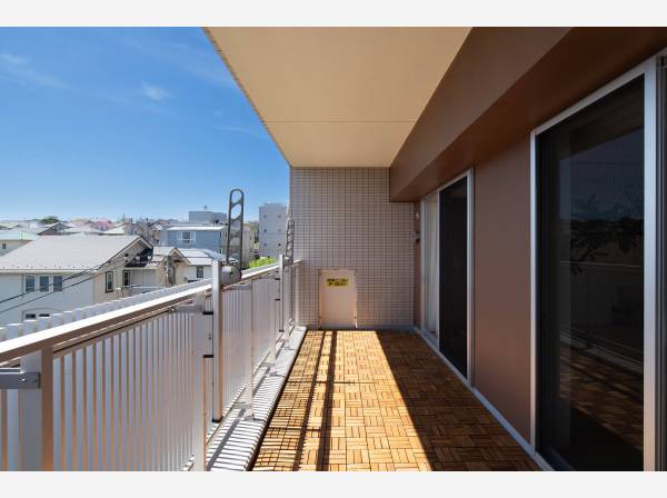 日当りの良いバルコニー