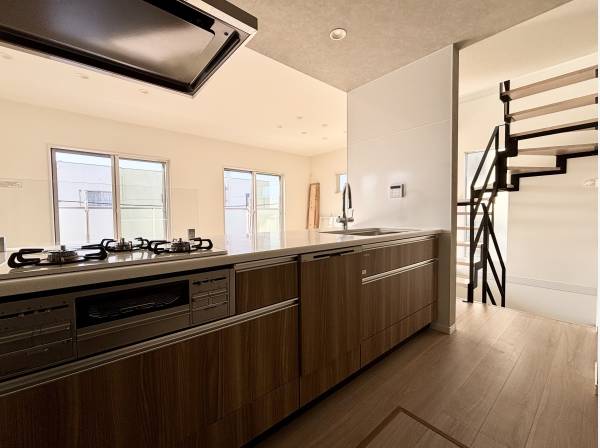 使い勝手のよさそうなキッチンスペース