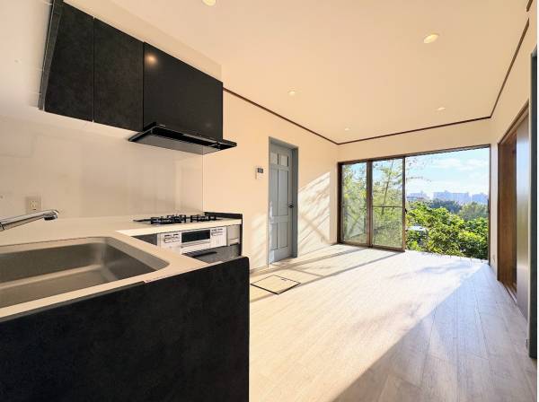 リノベーションで新しくなったシステムキッチン