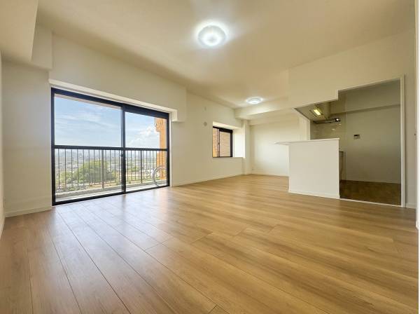 ソファやダイニングチェアに座りながら外の景色を堪能できます