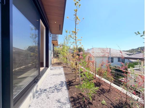 開放的な空間でガーデニングも素敵、、