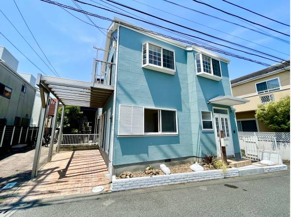 海辺の住宅らしい外観