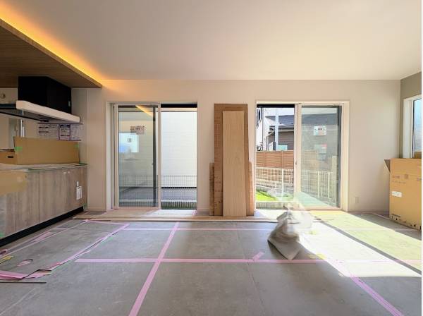 約18帖のゆとりあるLDK