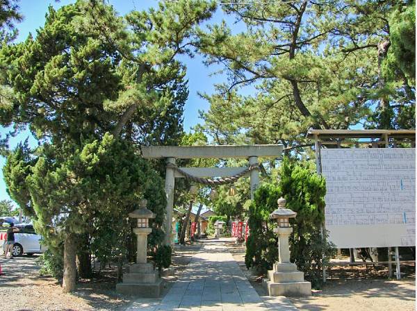 森戸神社まで徒歩6分（約500ｍ）