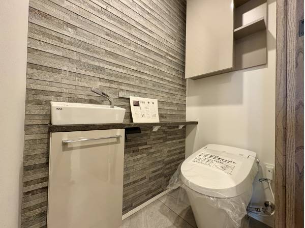 手洗いカウンター付きのトイレにはエコカラッと付き