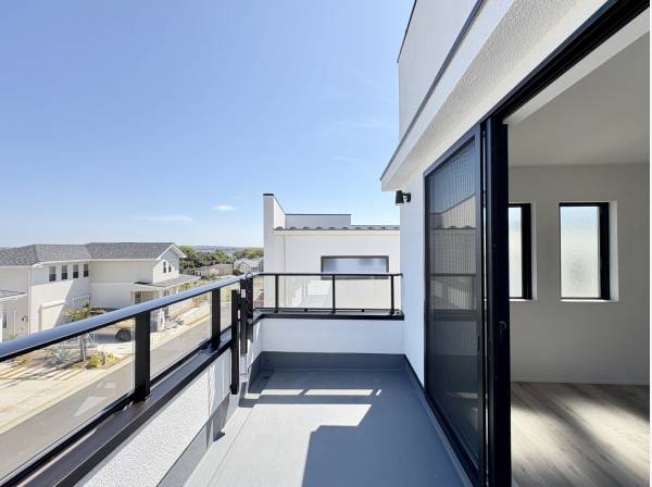 2階バルコニーからの素敵な眺望！