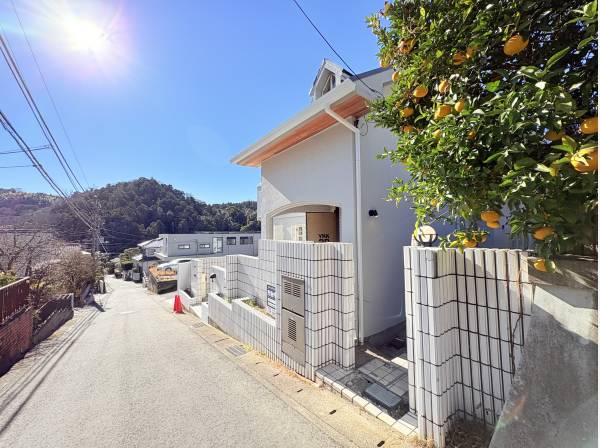 全面道路は広々